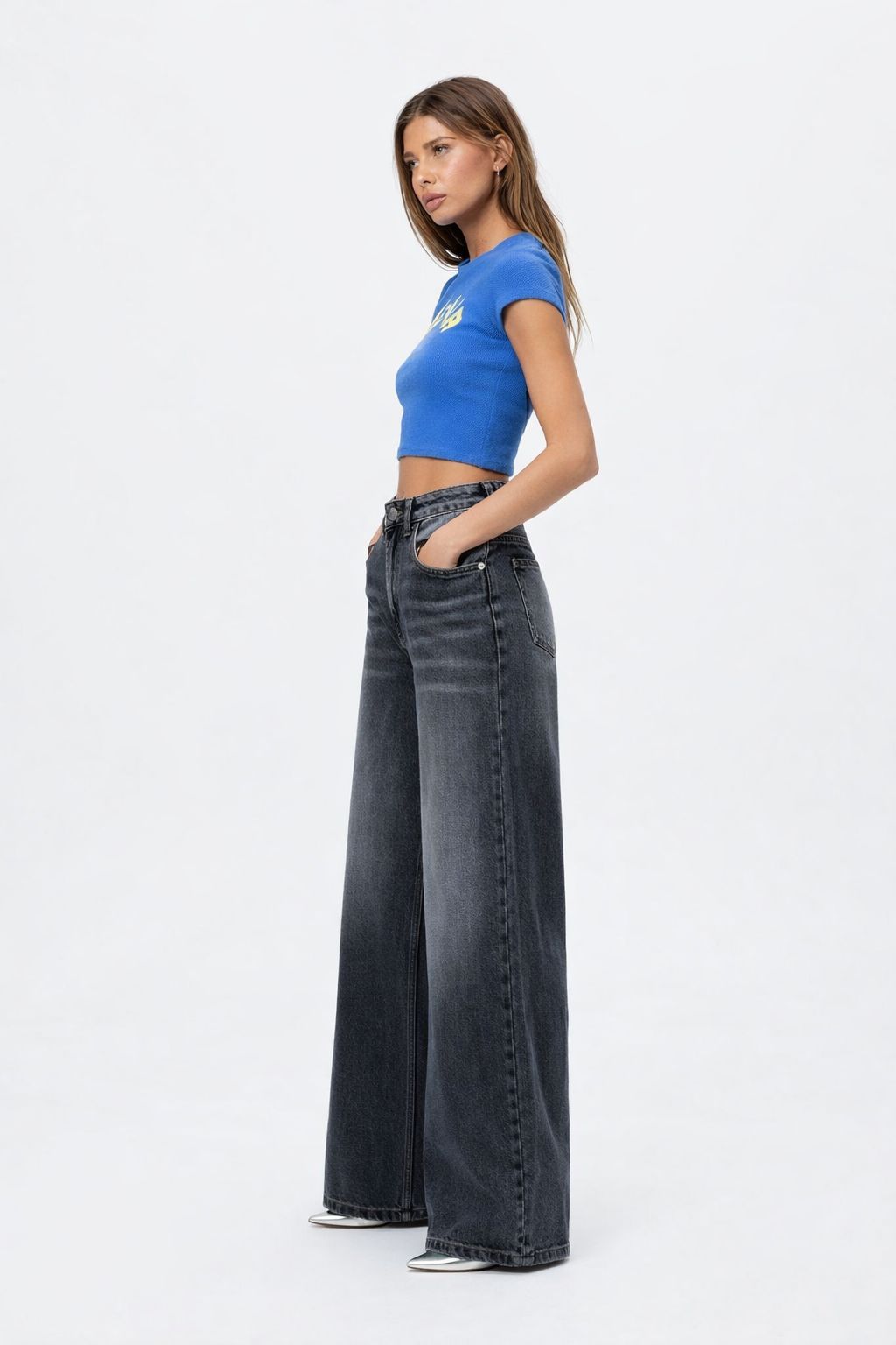 Sweet Static Extra Wide Leg Jeans