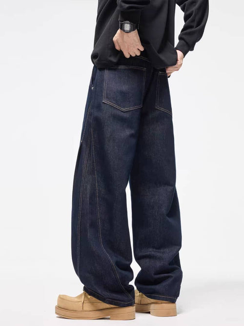 After Dark Indigo Barrel Jeans