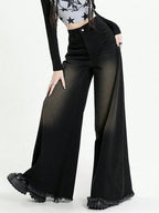 Black Flame Extra Wide Jeans