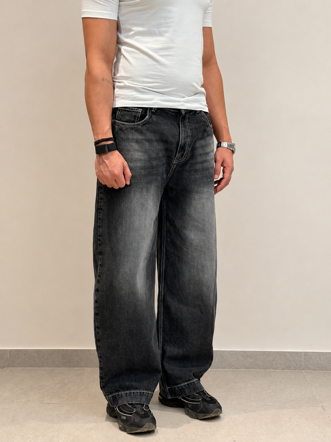 Iron Grey Japan Baggy Jeans