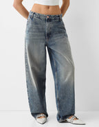 Faded Skater Fit Baggy Jeans