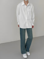Classic full sleeved korean men shirt