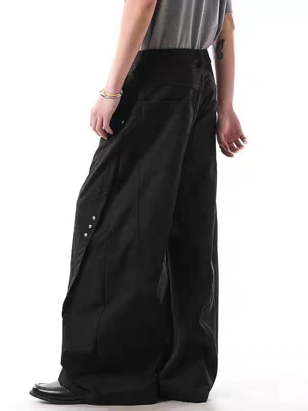 Bound Barrel Fit Rivet Pants