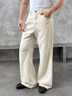 Ivory Flare Bootcut Jeans