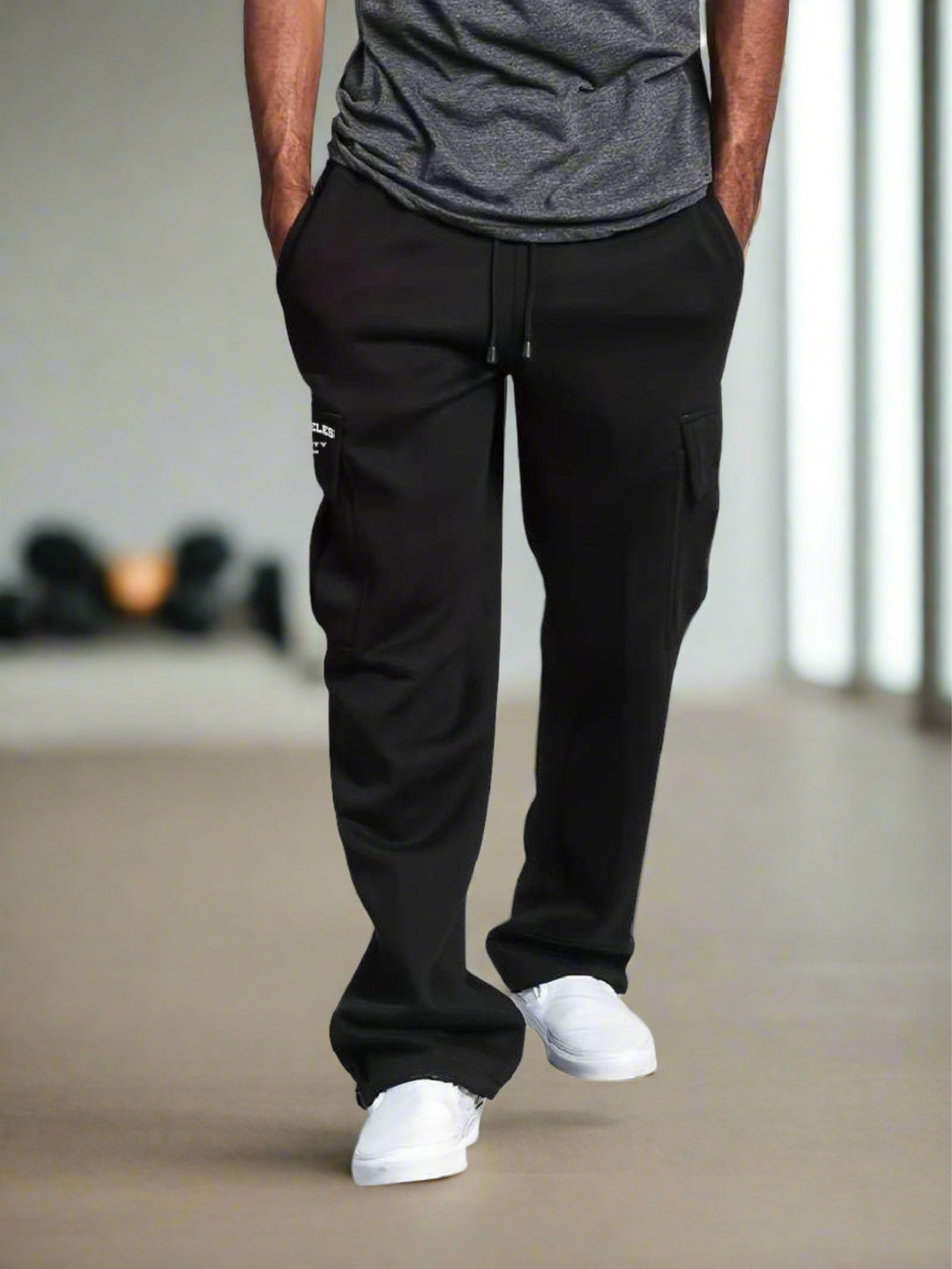 Mens jogging pants with pockets best sale