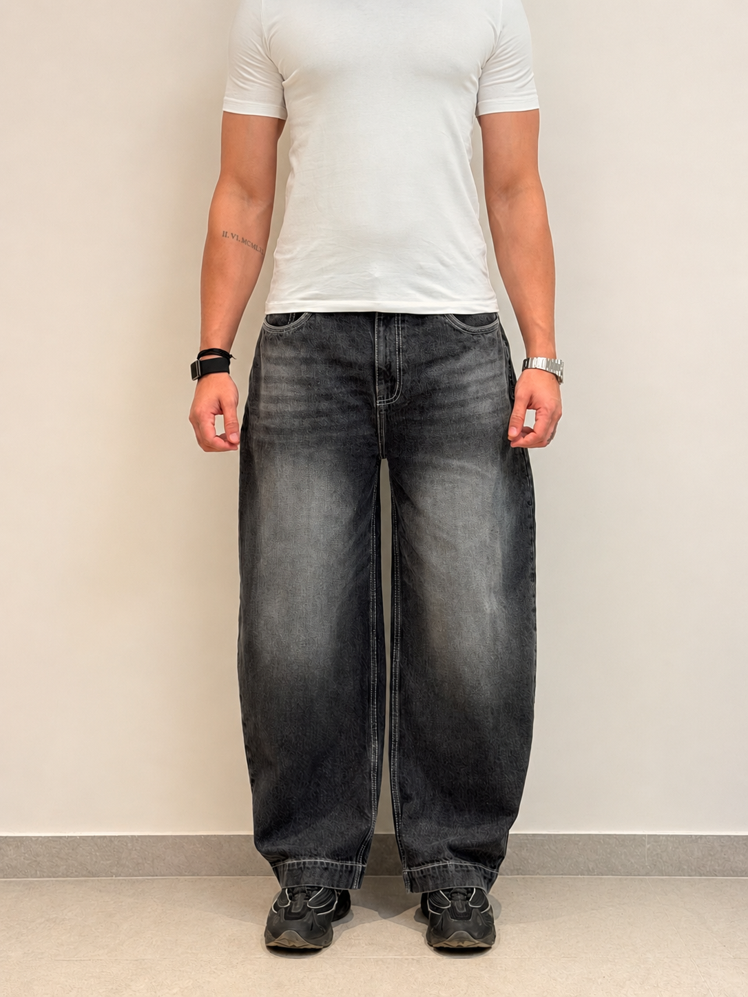 Iron Grey Japan Baggy Jeans