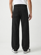 Tobacco Overdye Loose Straight Jeans