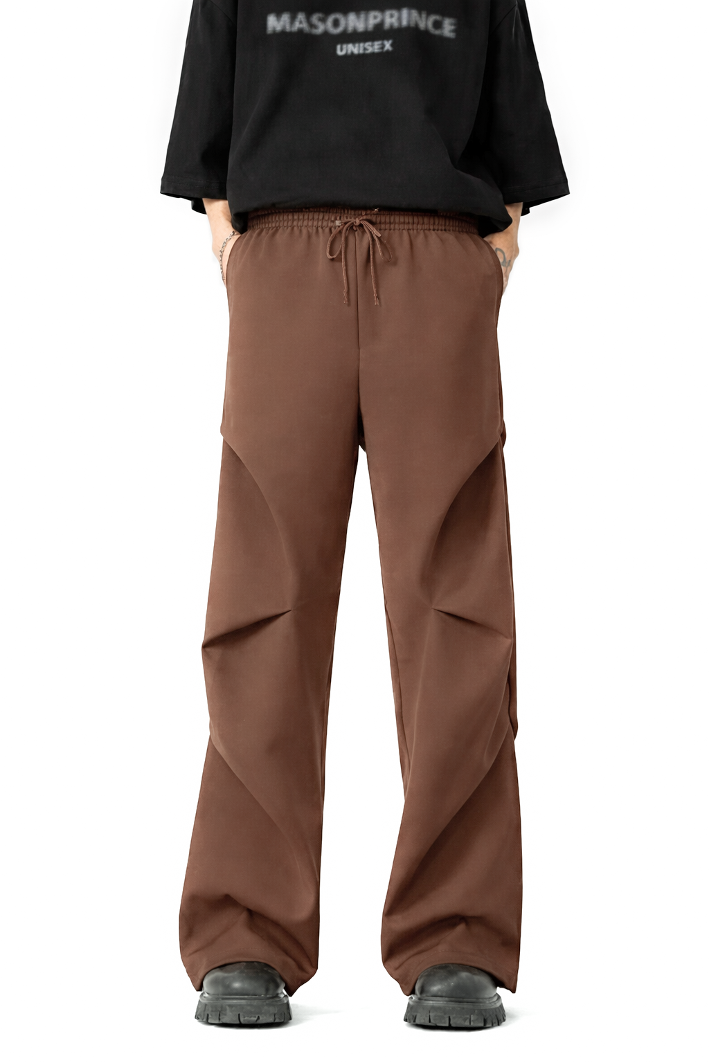 Prime Flare Pleat Relaxed Joggers