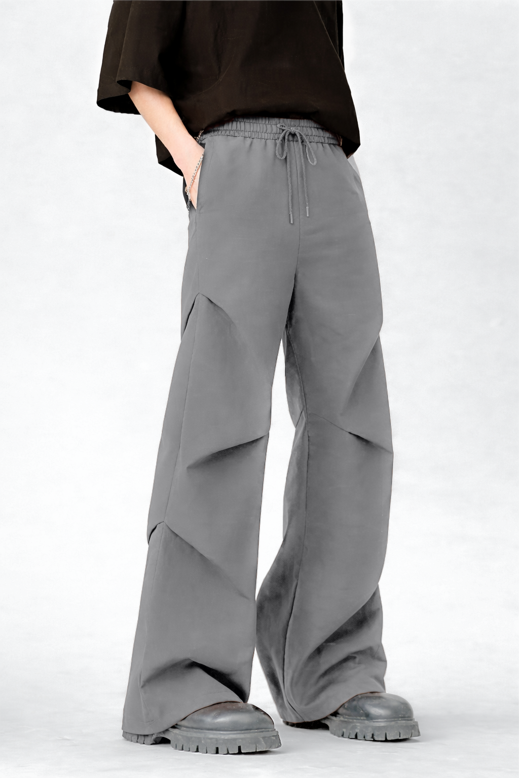 Prime Flare Pleat Relaxed Joggers