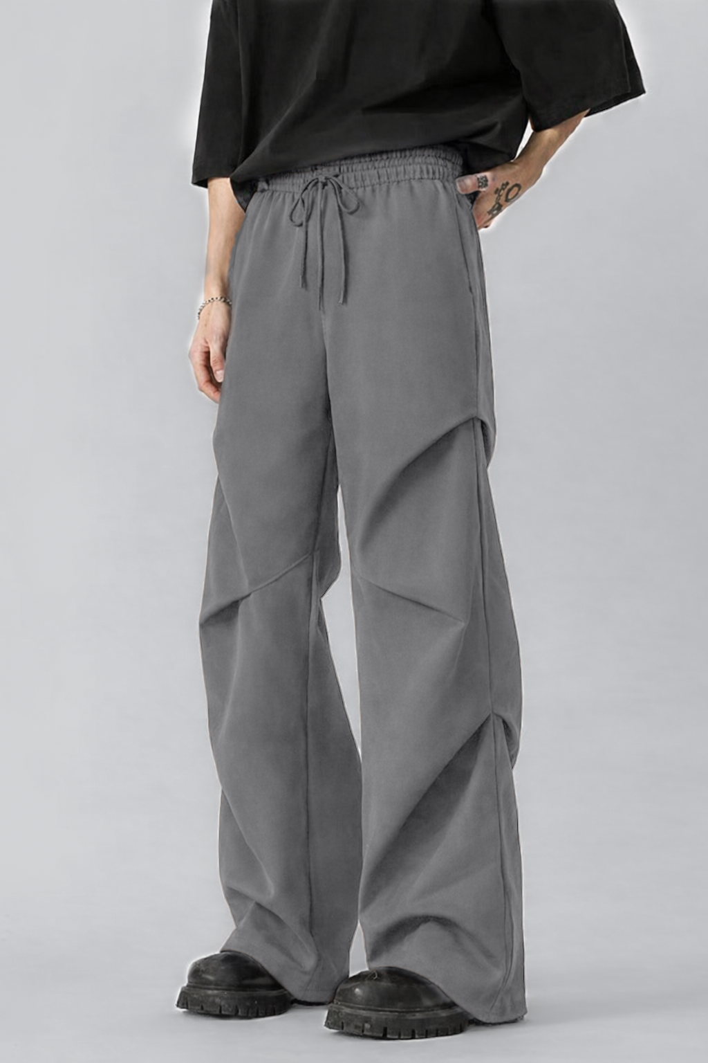 Prime Flare Pleat Relaxed Joggers
