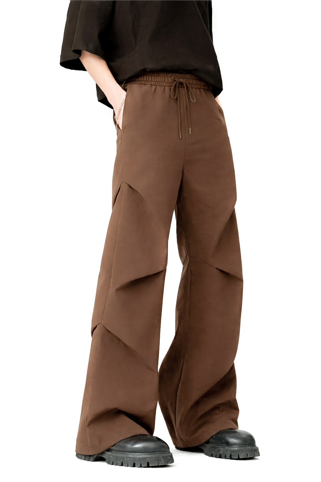 Prime Flare Pleat Relaxed Joggers