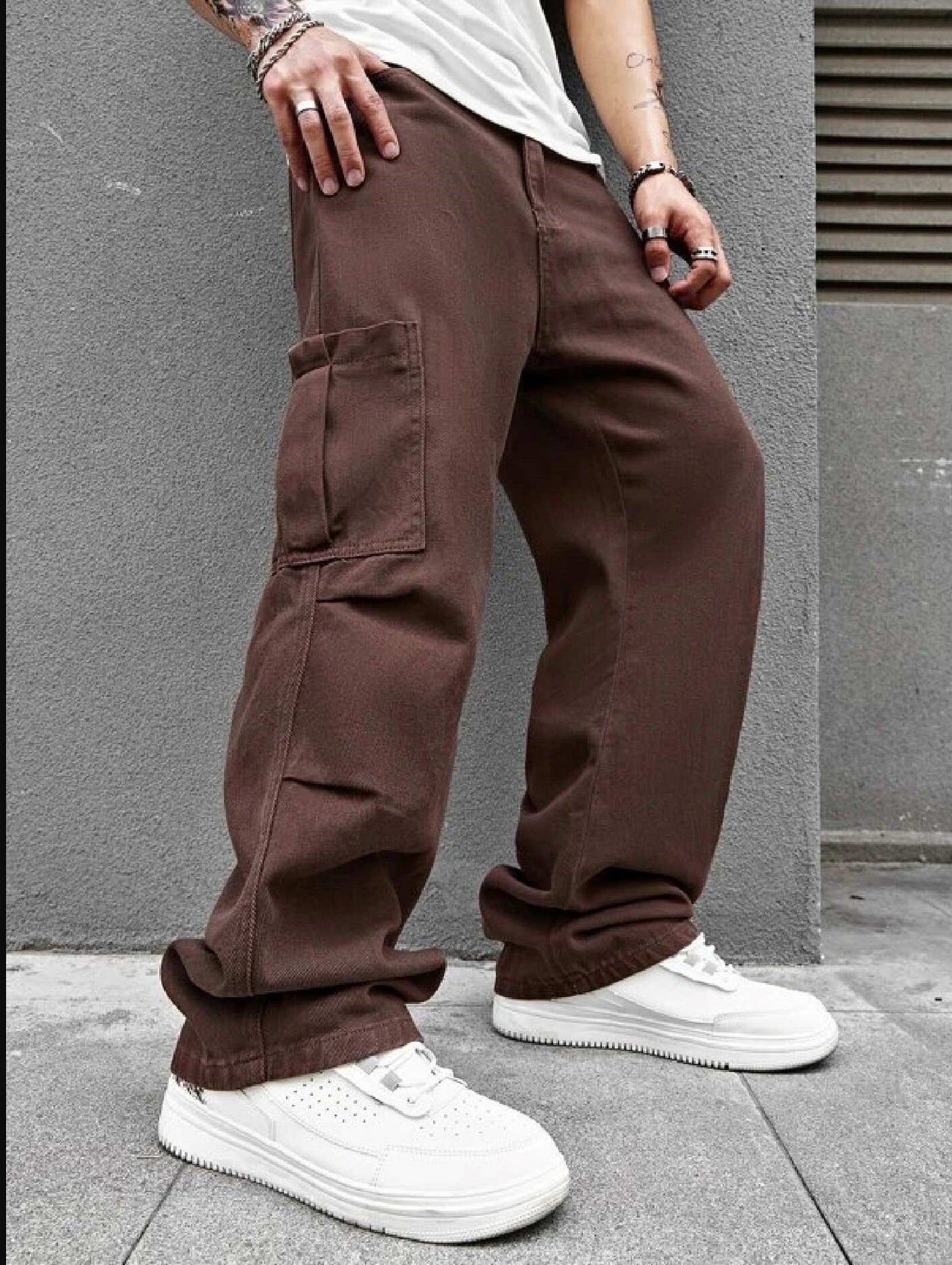 Collusion X014 90s baggy Jeans in Brown for Men  Lyst Canada
