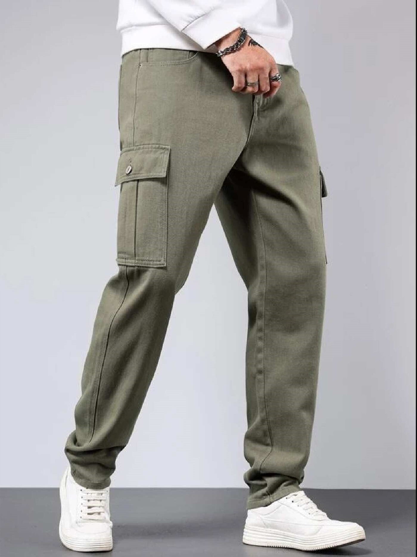 Stone Washed Baggy Cargo Pants | Buy Men Trousers | Fugazee – FUGAZEE