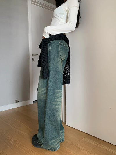 Interstellar Blue Baggy Jeans