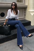 Iconic Babe Raw Edge Bootcut Jeans