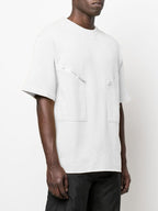 Street Style Zipper Baggy Tee