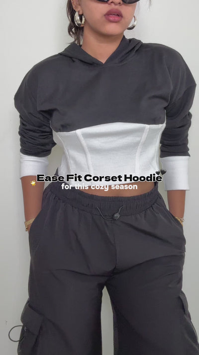 Ease Fit Corset Hoodie