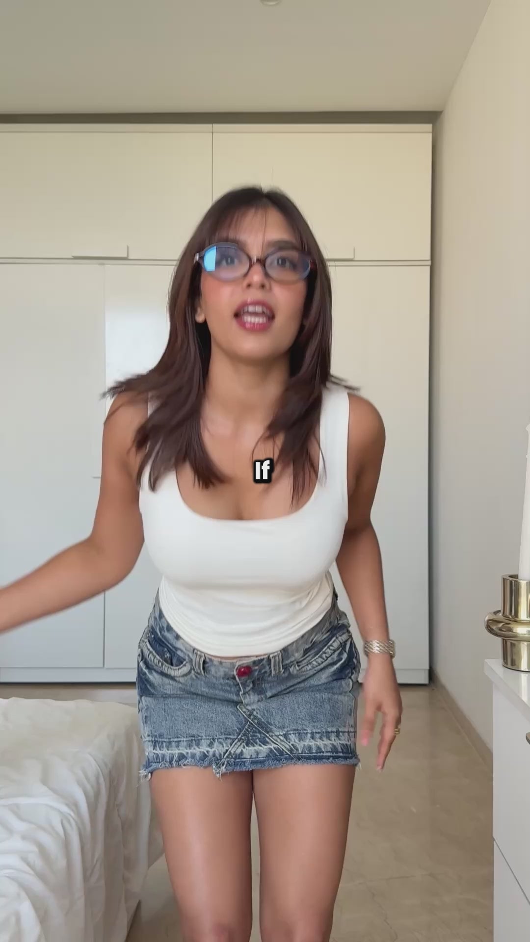 Twilight Blue Raw Hem Wide Leg Jeans