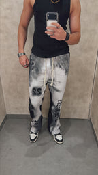 black printed
