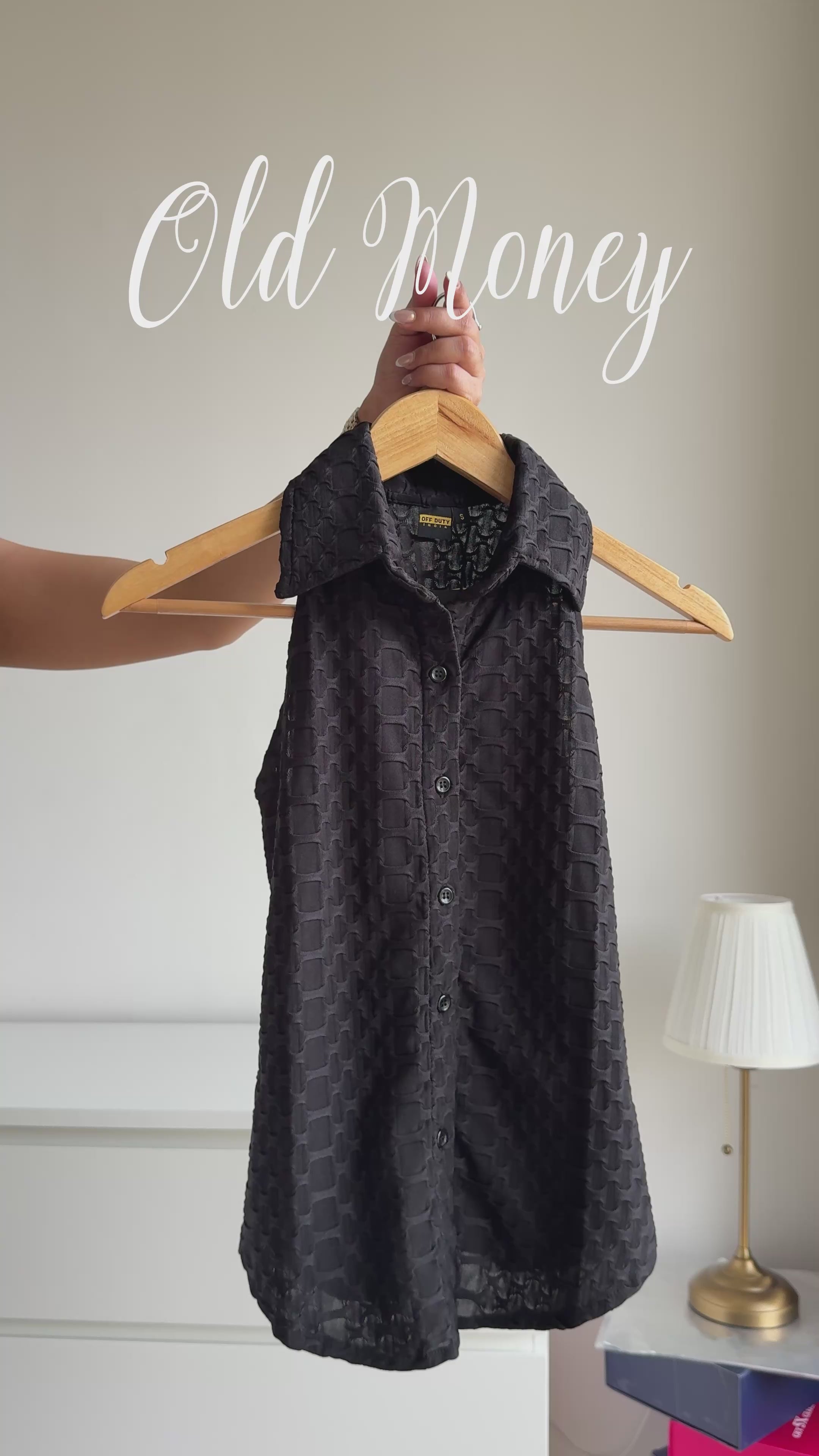 Anabell Halter Textured Shirt