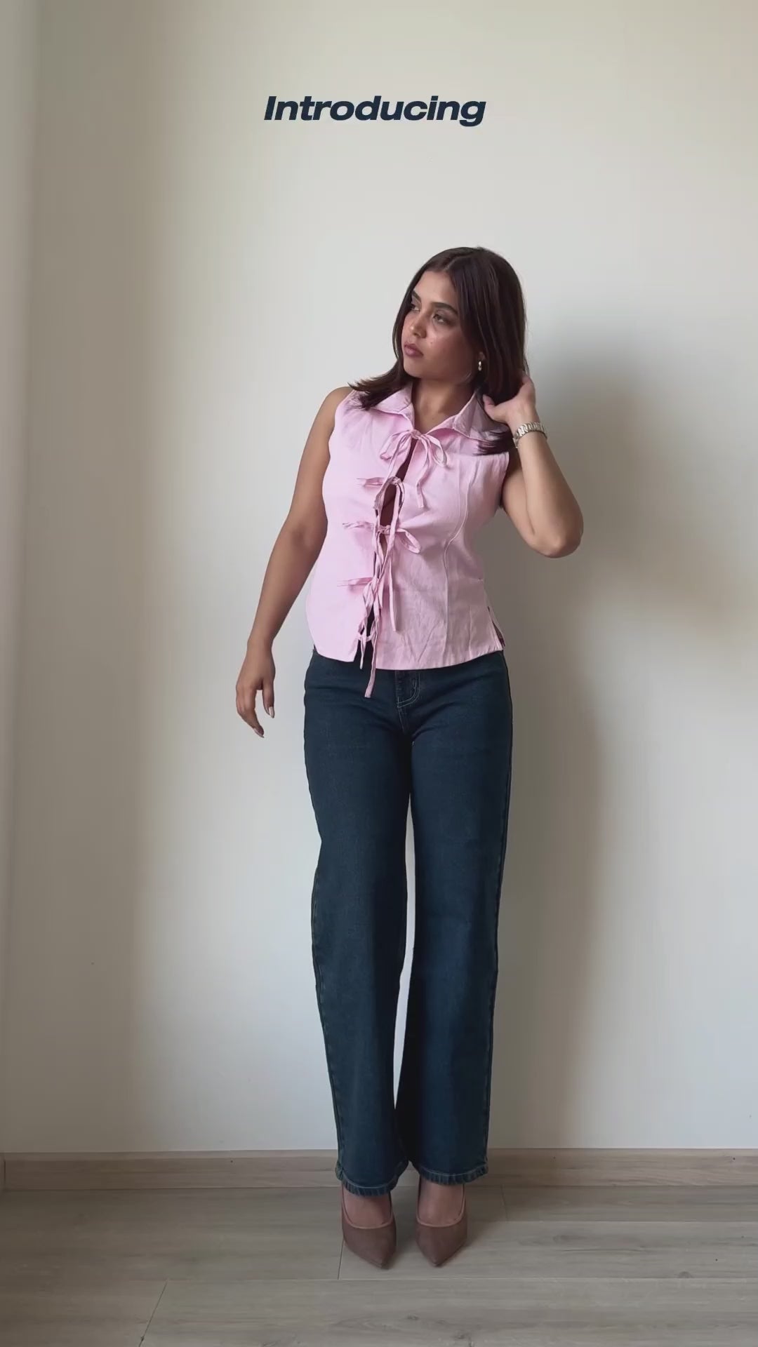 Cosmic Blue Dad Fit Straight Jeans