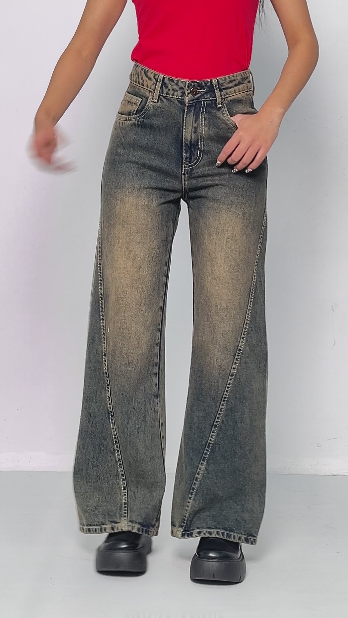 Dune Flow Wide Leg Jeans