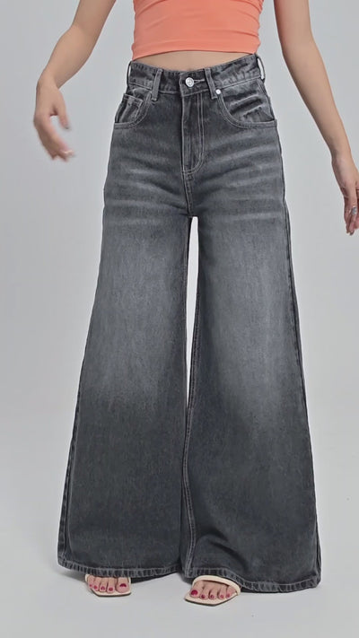 Sweet Static Extra Wide Leg Jeans