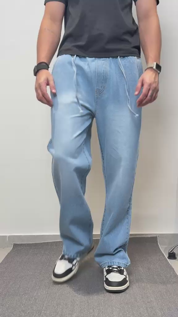 Blue Sprint Baggy Joggers