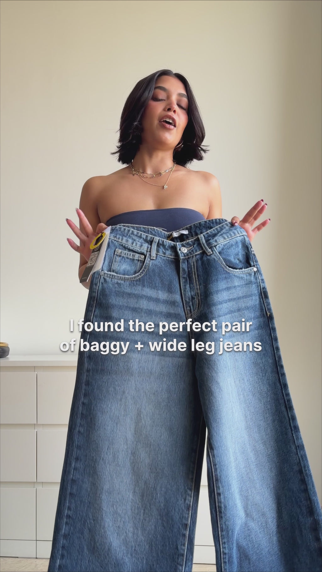 So Much Attitude Baggy Wide Leg Jeans
