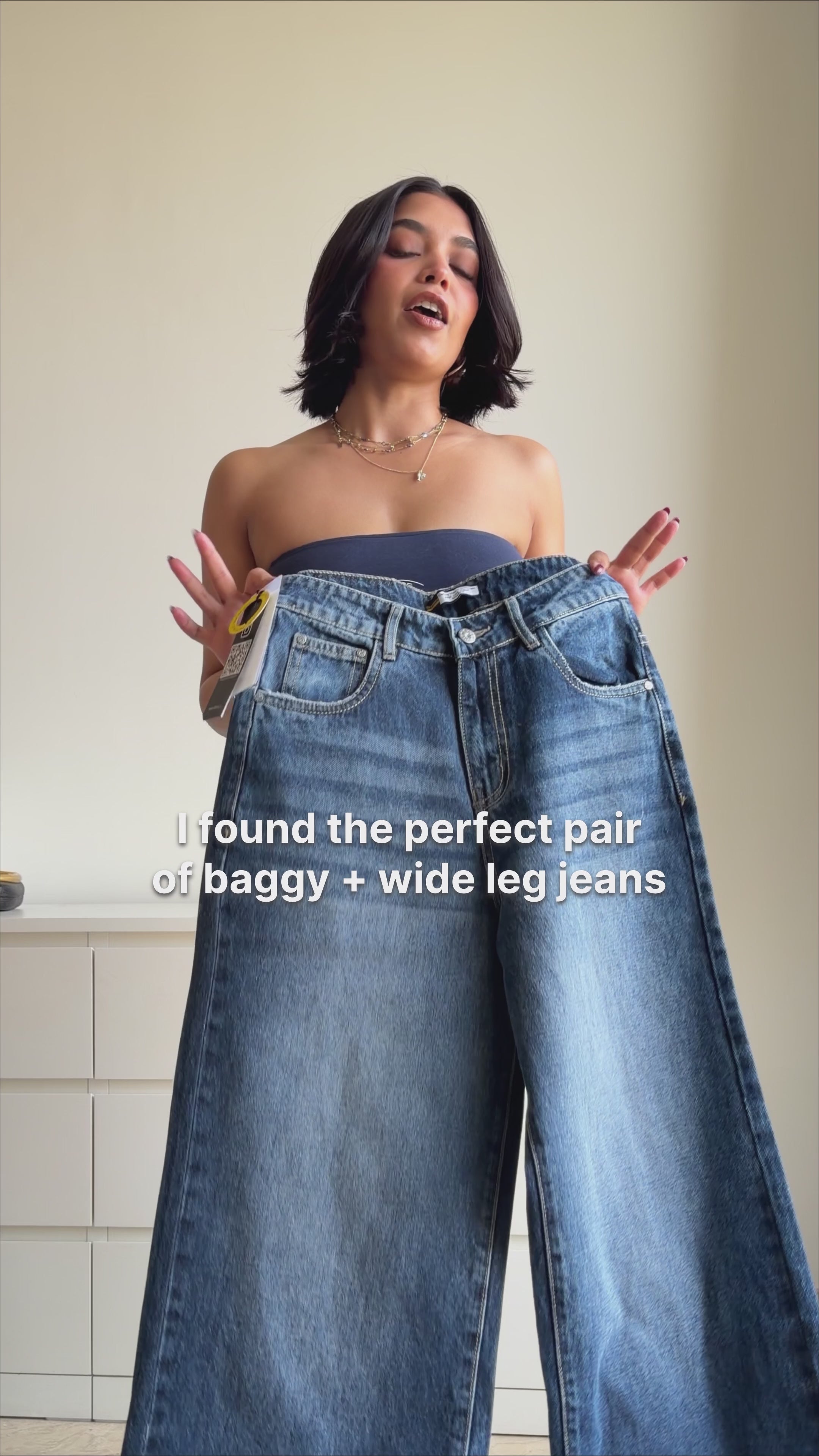 So Much Attitude Baggy Wide Leg Jeans
