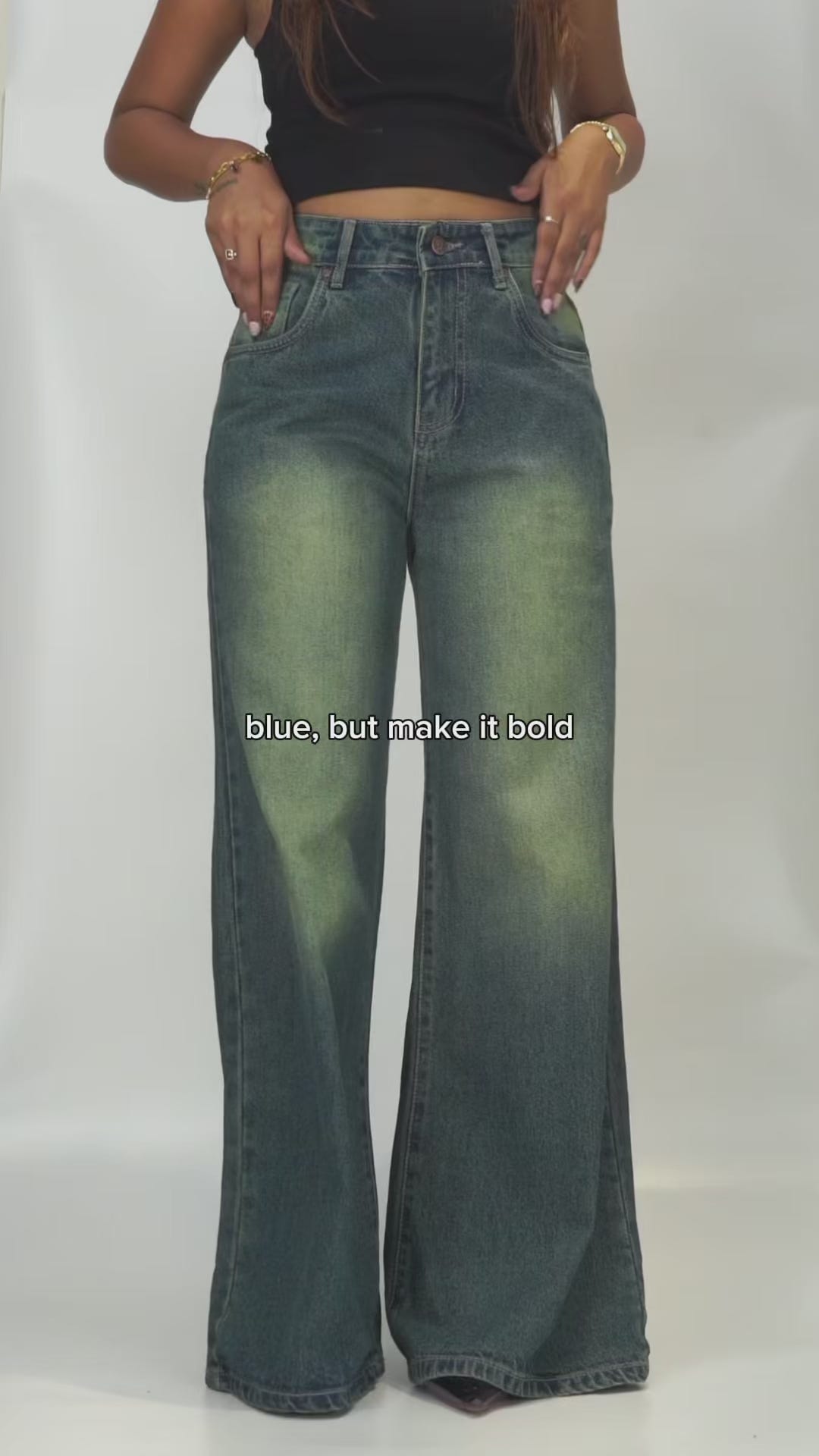 Shade Flow Wide Leg Jeans