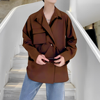 Tokyo Style With Belt Oversized Shirt