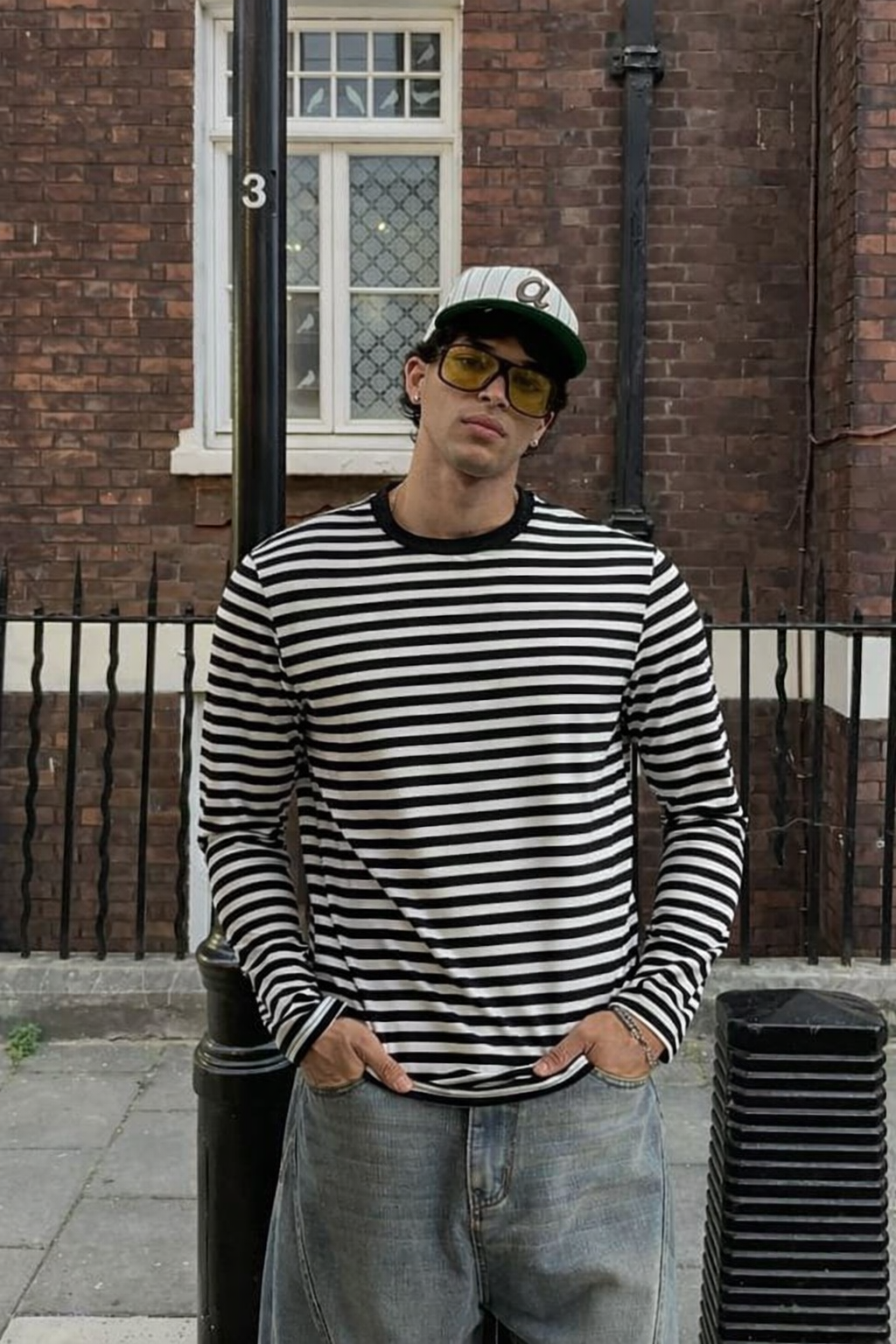 Stripe Mode Long Sleeve Tshirt