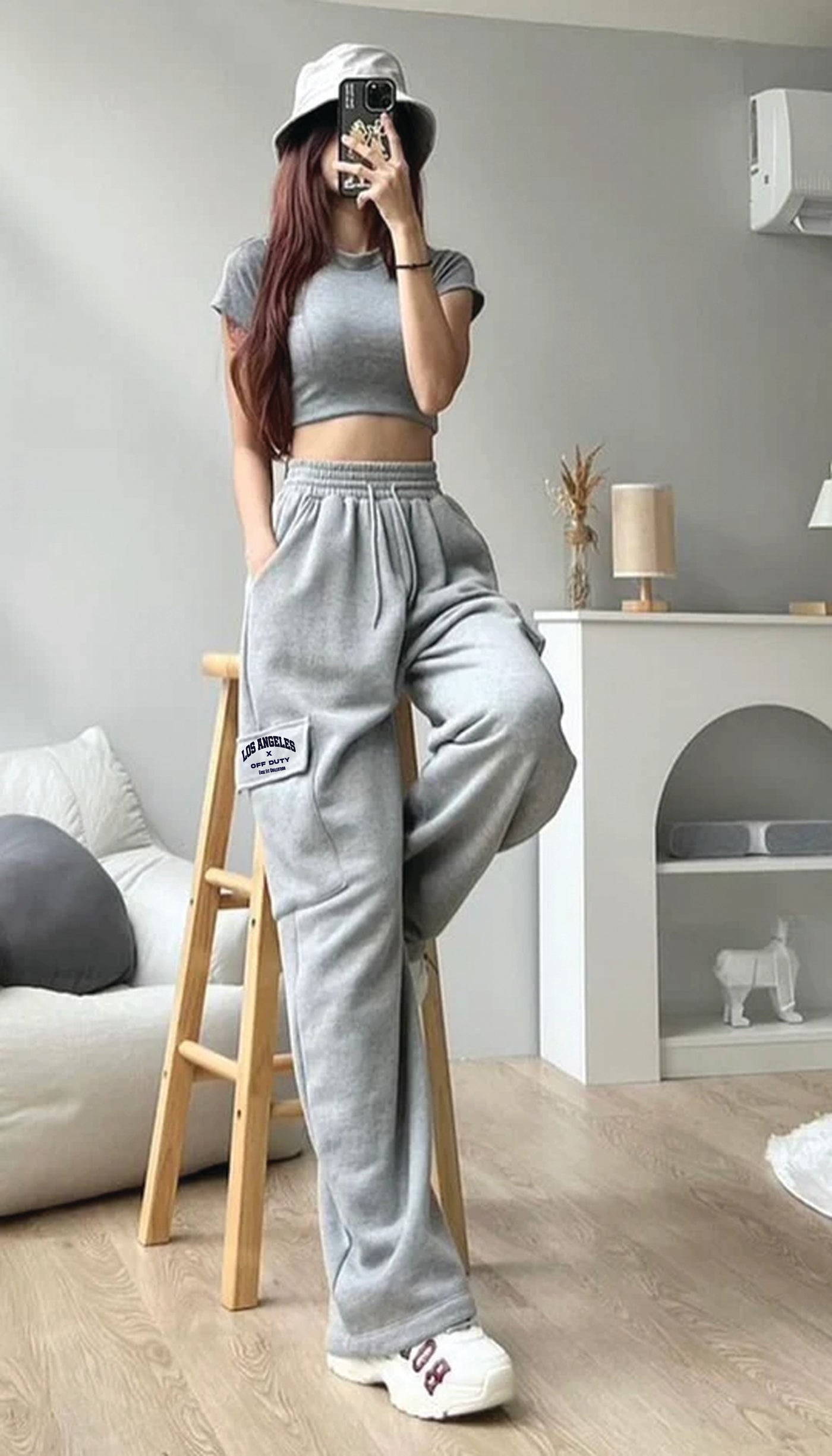 Wide Leg Flap Pocket Joggers Offduty India