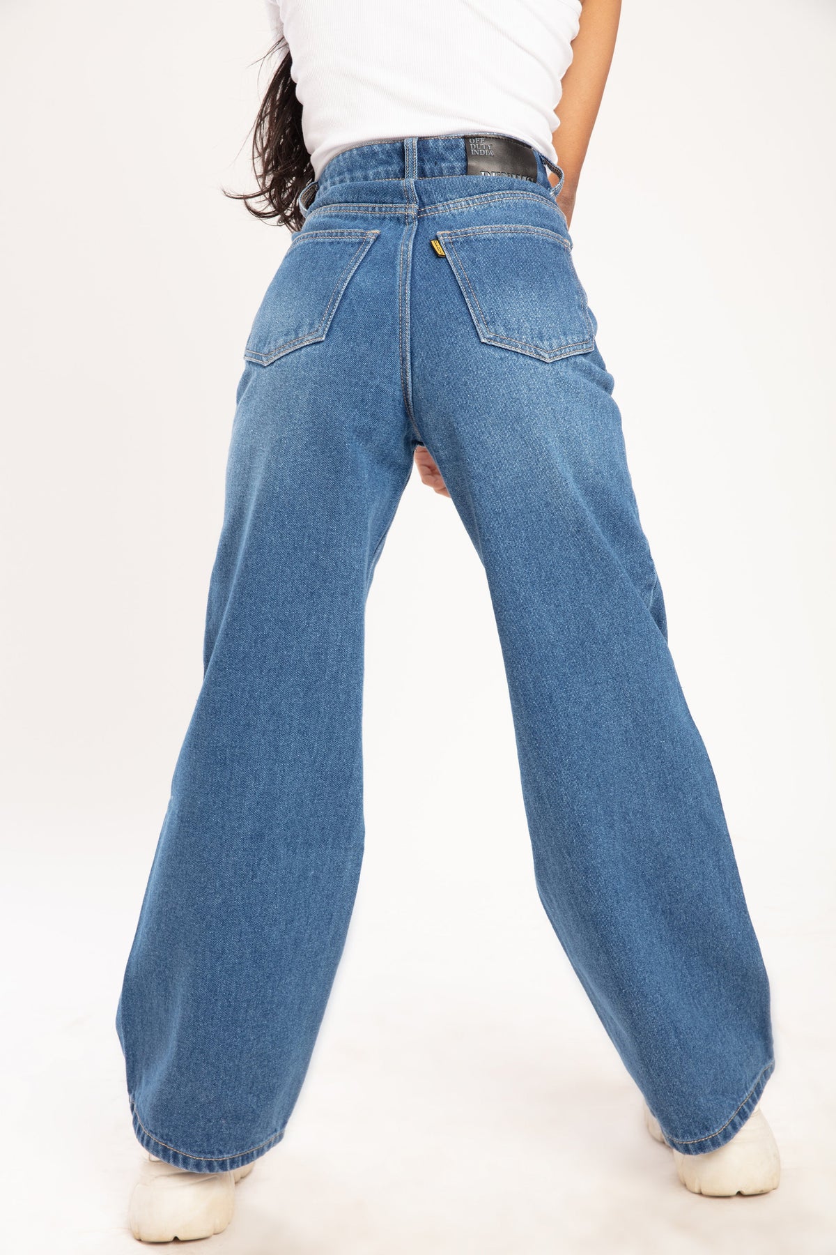 Baggy Wide Leg Jeans | Aesthetic High Waisted Jeans | OFFDUTY INDIA ...