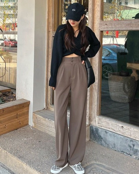 Korean pants female style hotsell