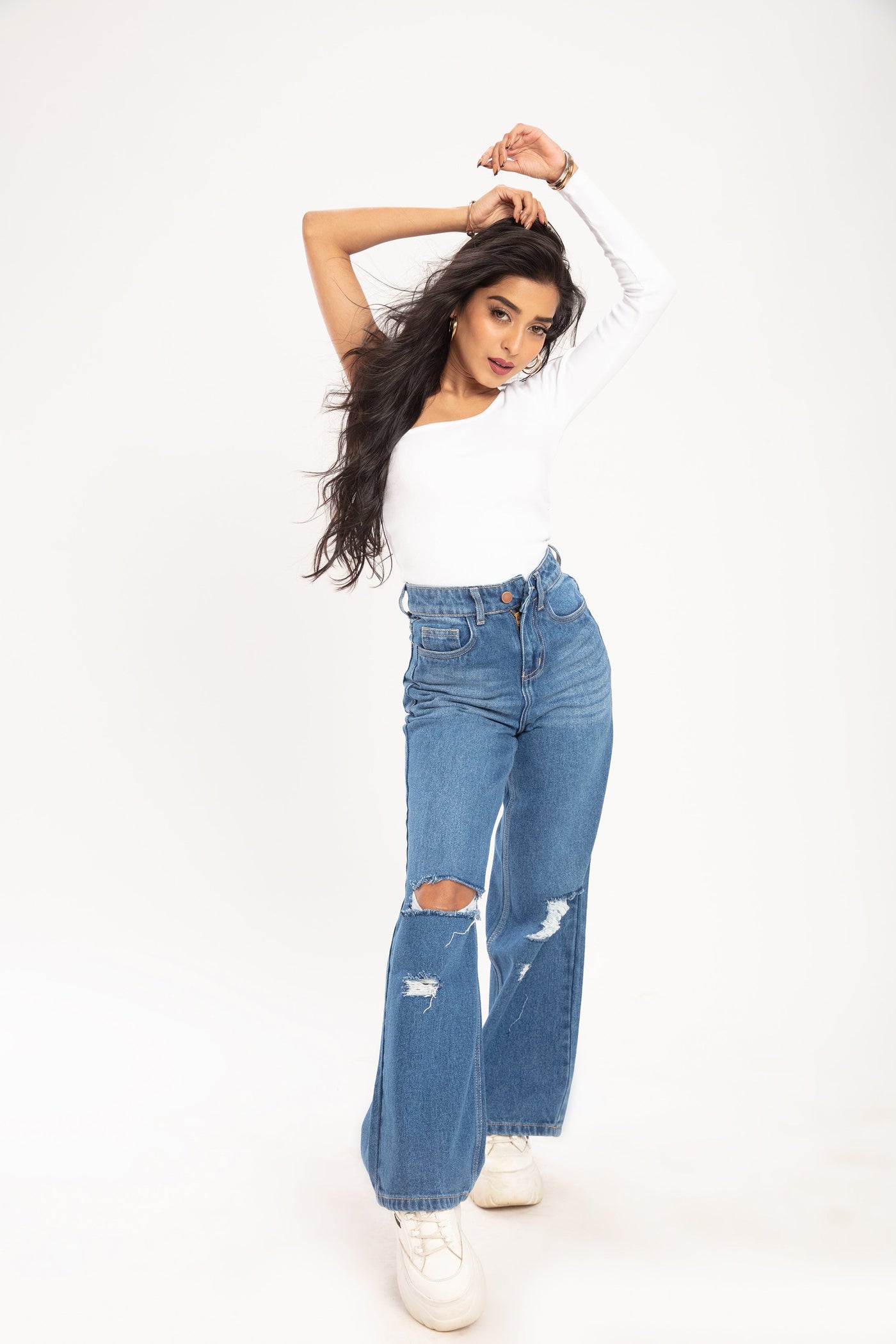 Cut Out Waist Jeans  Cut Out High Waist Jeans  OFFDUTY INDIA  Offduty  India