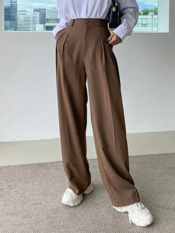 Tan Twill Korean Baggy Pants | Buy Baggy Cargo Trousers | Fugazee – FUGAZEE