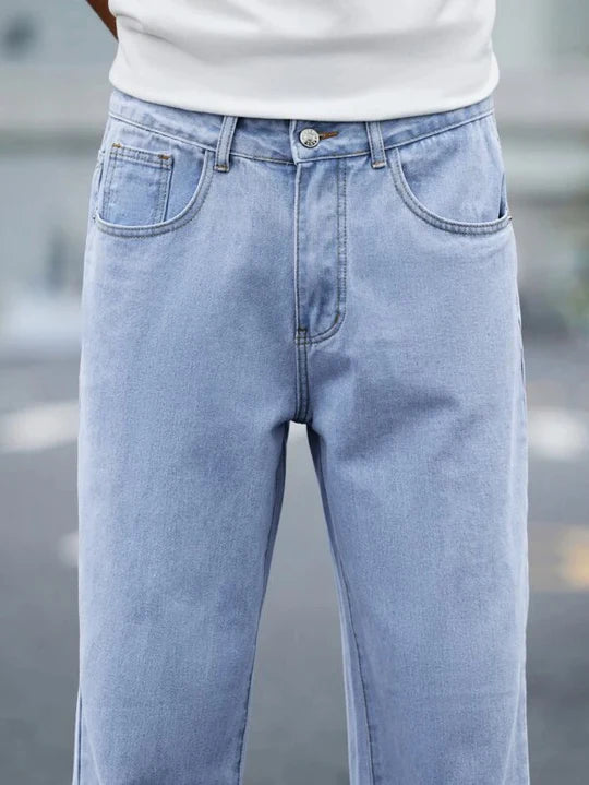 Buy LUOBANIU Mens Hiphop Baggy Jeans Loose Fit Dance Skateboard Denim  Long Jeans 30 at Amazonin