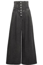 Corset Attached Extra Baggy Greyish Jeans